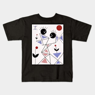 Kids at the Crossroads Stick Figure Kids T-Shirt